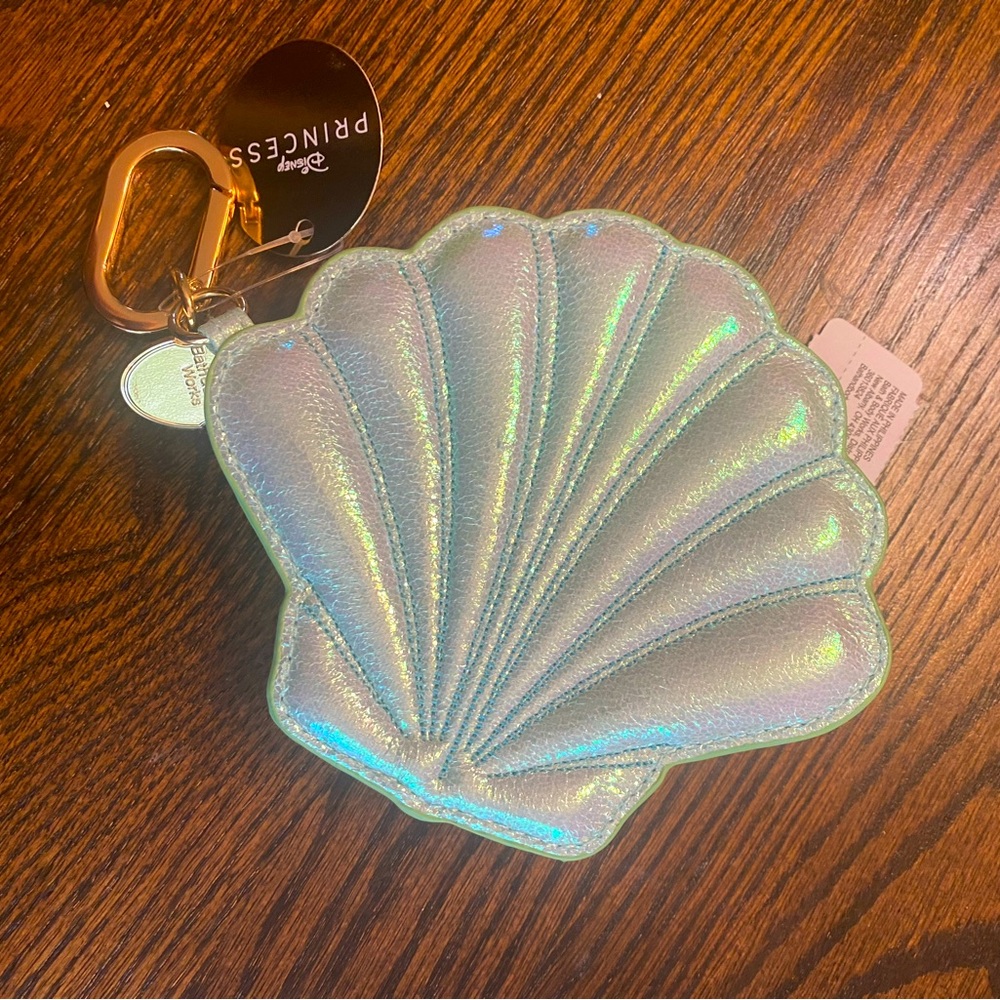 Bath & Body Works Iridescent Shell Ariel coin purse